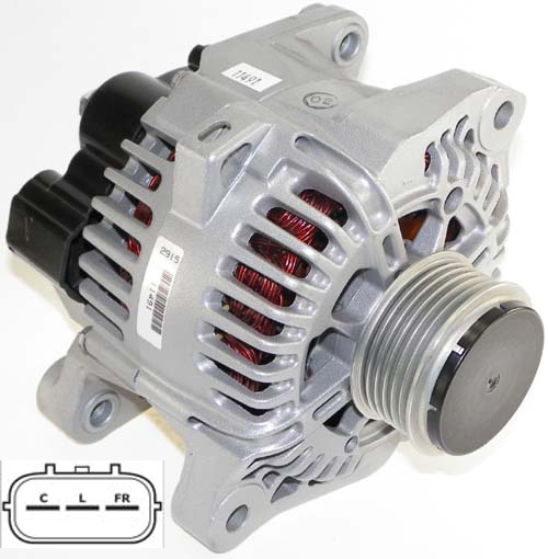 Lester 11491: 2011 Kia Sportage 2.4L 4 Cyl Alternator