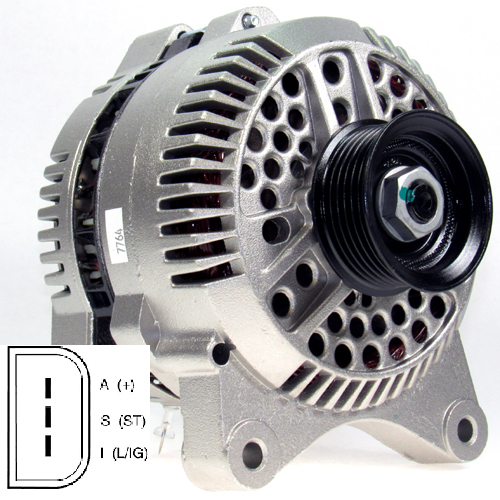 Lester 7764: 1994 Mercury Marquis 4.6L 8 Cyl Alternator