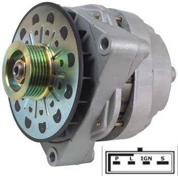 Lester 8203-5: 1997 Chevrolet Tahoe 6.5L 8 Cyl Diesel Alternator