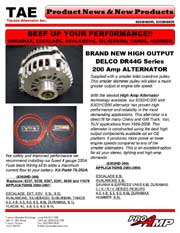 DELCO DR44G Series 200 AMP Alternator